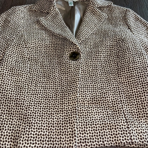 Austin Reed size 6 cotton/linen 3/4 sleeve jacket blazer - Picture 2 of 11